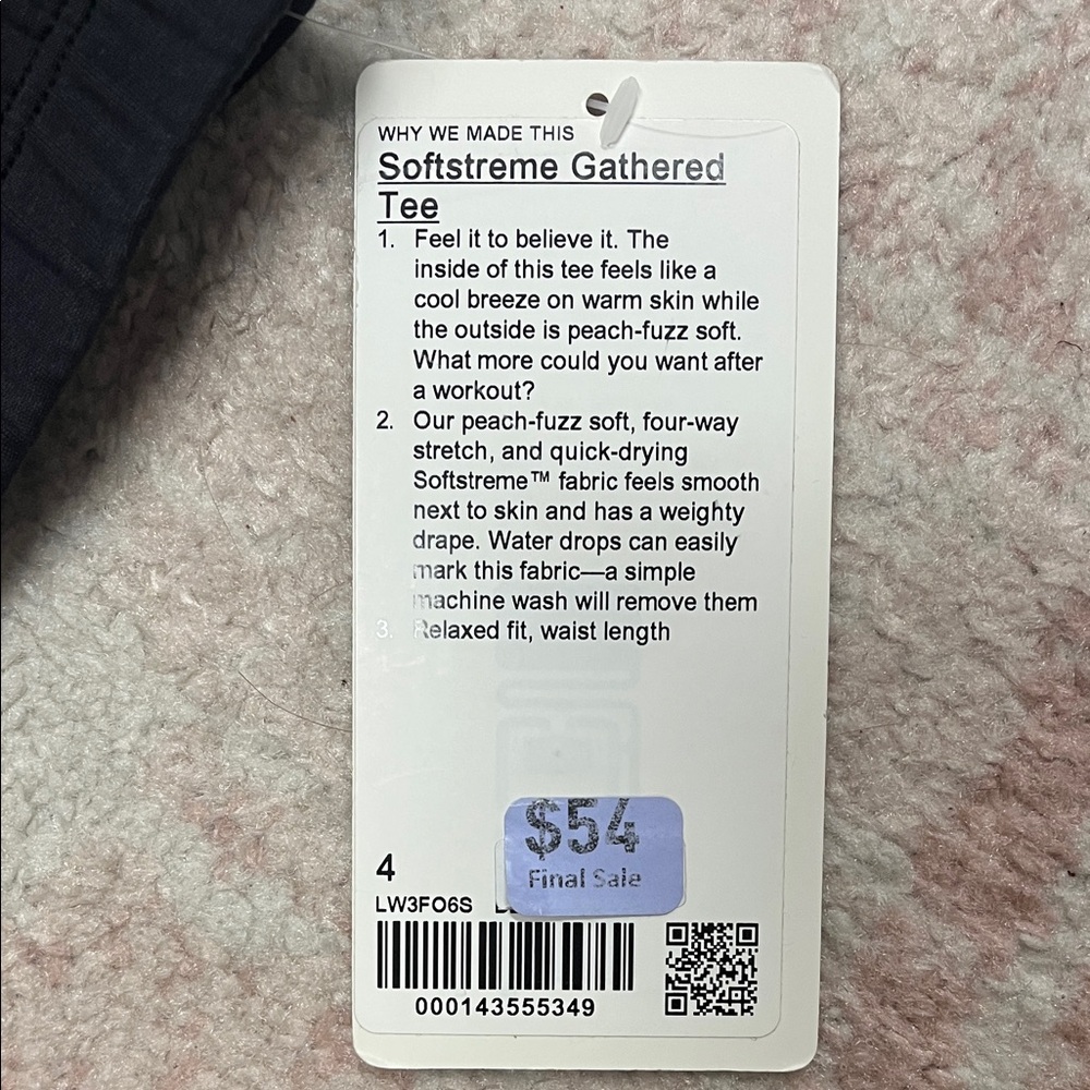 lululemon athletica Black Short Sleeve Tee - Picture 2 of 3